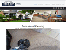 Tablet Screenshot of gooddaycarpetcleaning.com